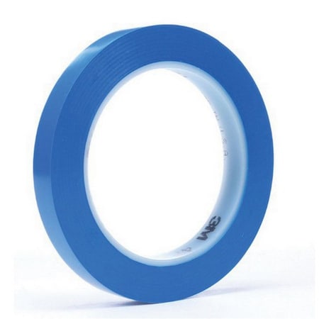 3M 3MTM Vinyl Tape 471 Blue, 1/8 in x 36 yd 5.2 mil 7100044649